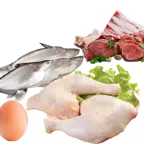 Eggs, Fish & Meat